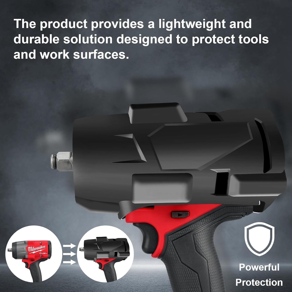 Replacement M18 1/2 Impact Wrench Boot - Heavy-Duty Rubber, Easy Installation