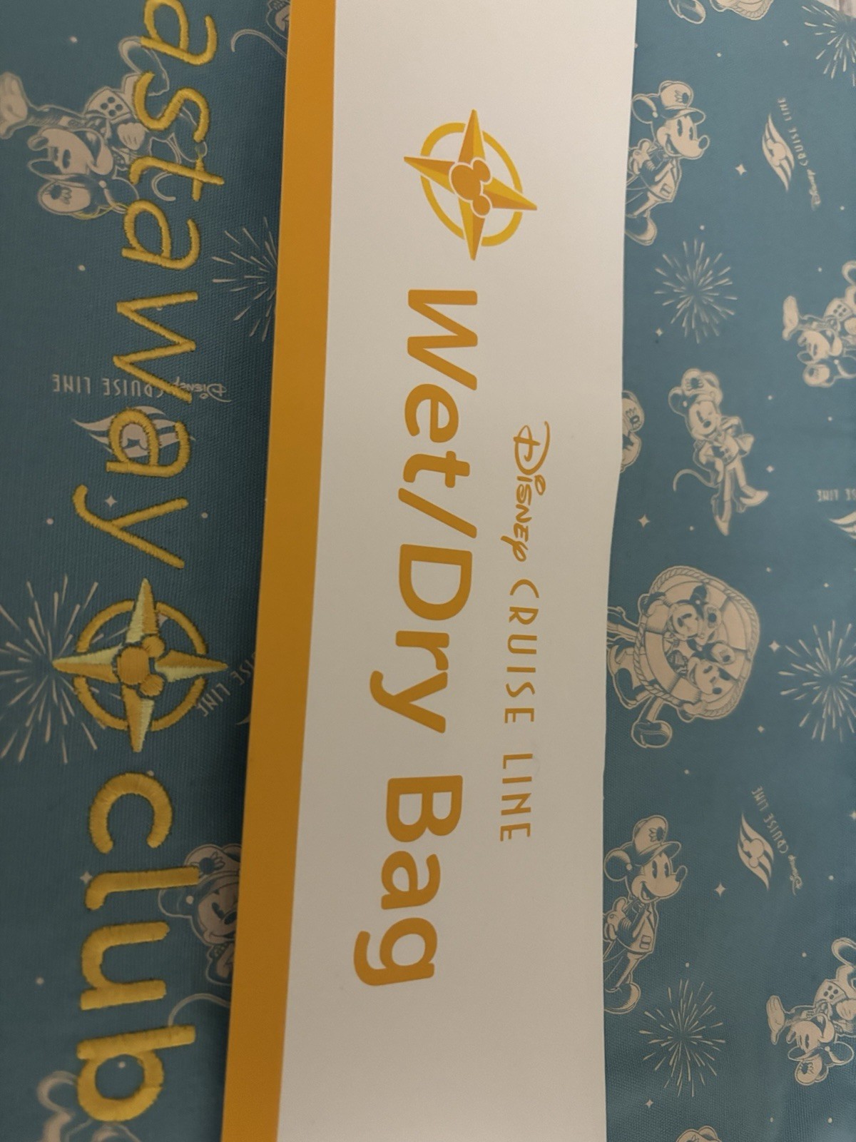 New DCL Disney Cruise Line Castaway Club Wet Dry Bag