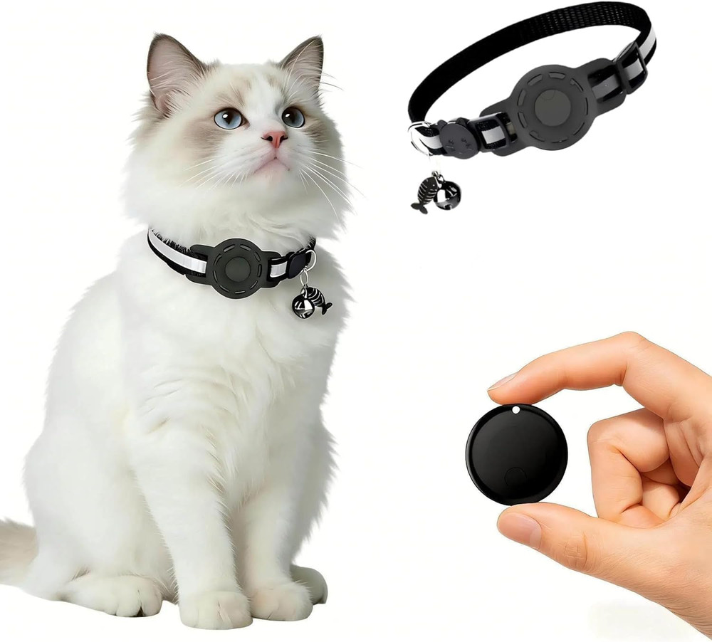 GPS Collar for Cats (Android Only) Smart Tag,Pet Tracker,Waterproof Compatible w