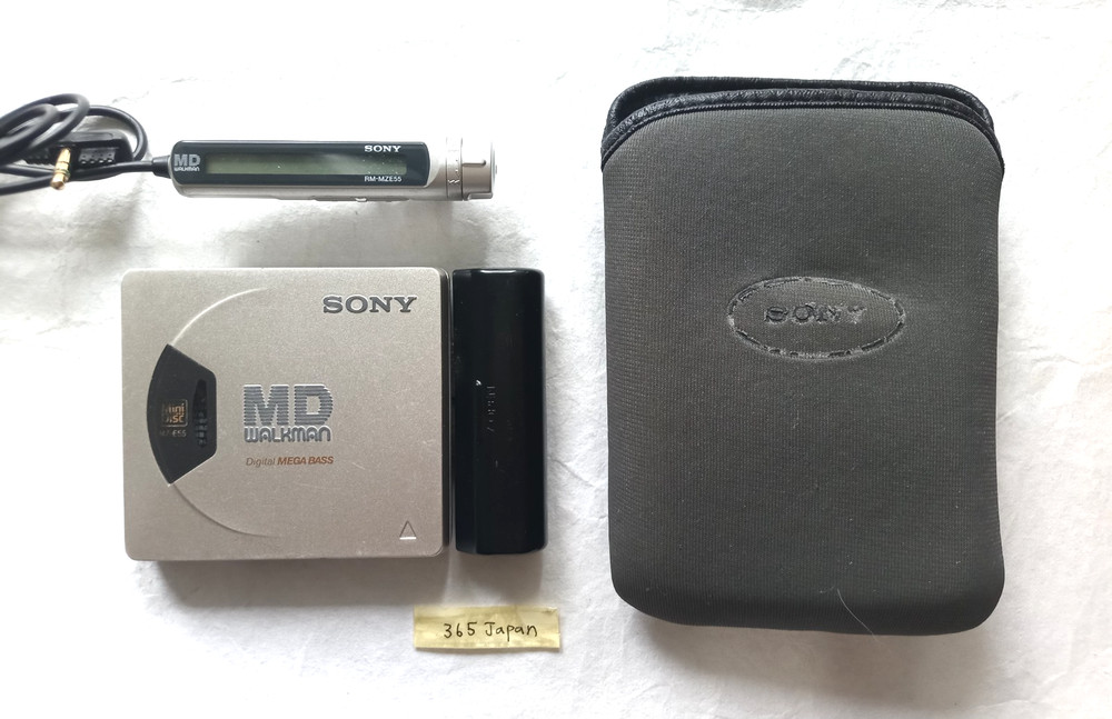 SONY MD Walkman Portable MINI DISC Player MZ-E55 Operation Confirmed