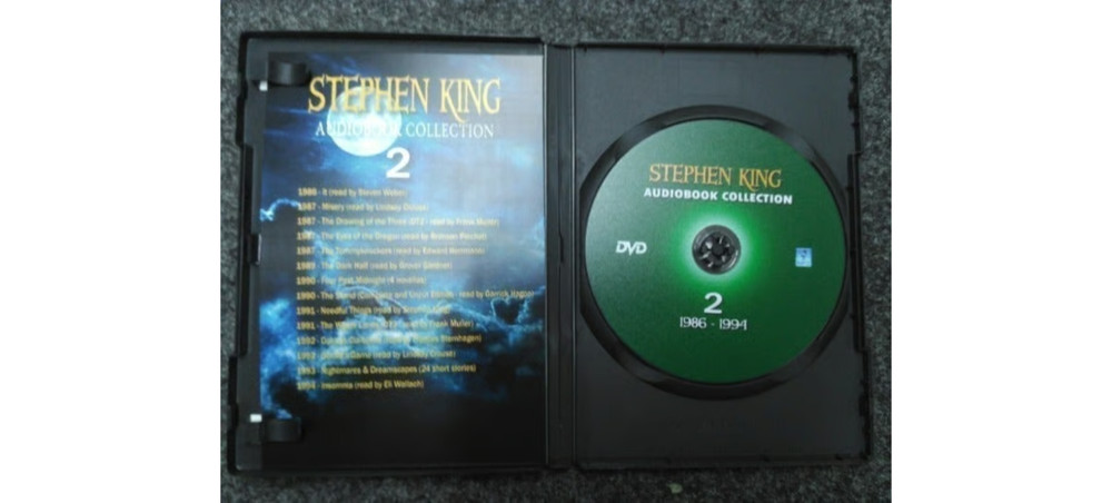 Stephen King Audiobook MP3 DVD Collection 1974-2016