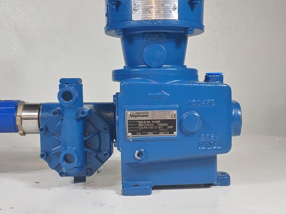 Neptune 500-S-N4 Metering Pump w/ Motor & Actuator Advanced Stroke Controller