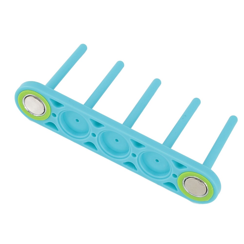 5 Column Magnetic Bobbin Holder Plastic Thread Bobbin Organizer Storage Rack