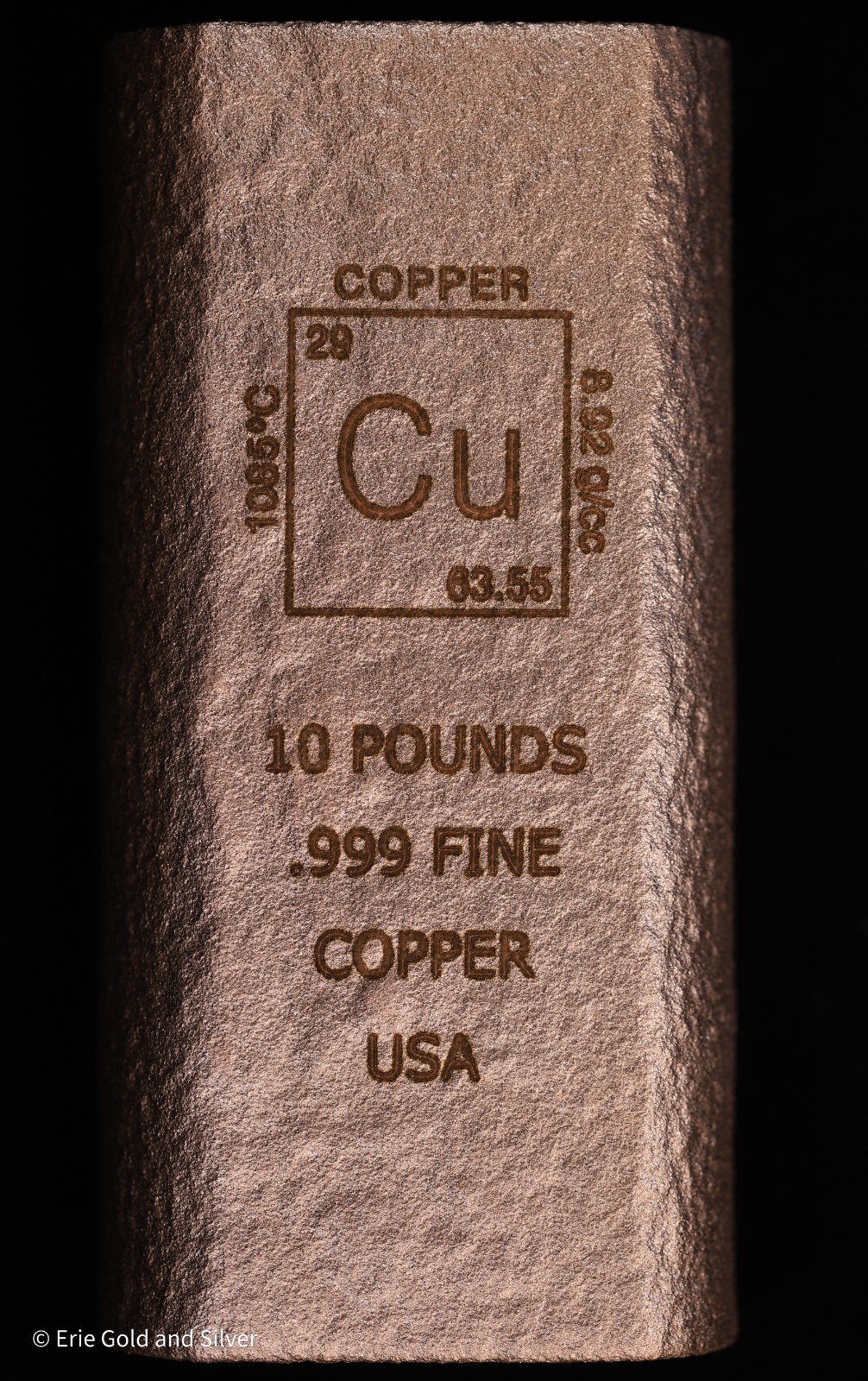 10 Pounds Fine Copper Bar Rectangle Ingot Element Design | 10lbs