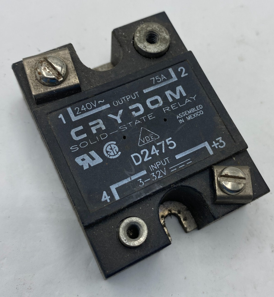 Crydom D2475 Solid State Relay, 32VDC In, 240VAC 75A