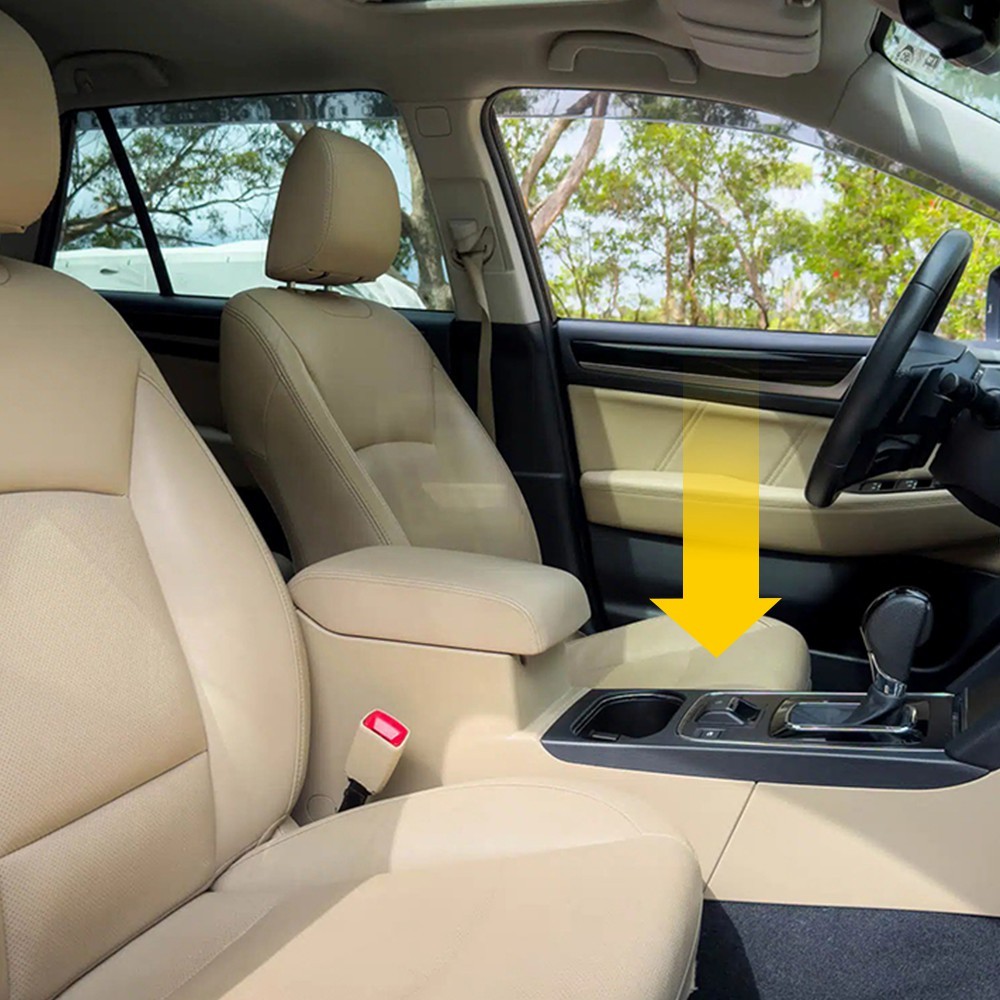 For 2015-2019 Subaru Outback Driver Perforated Leather Bottom Seat Cover TAN EXR