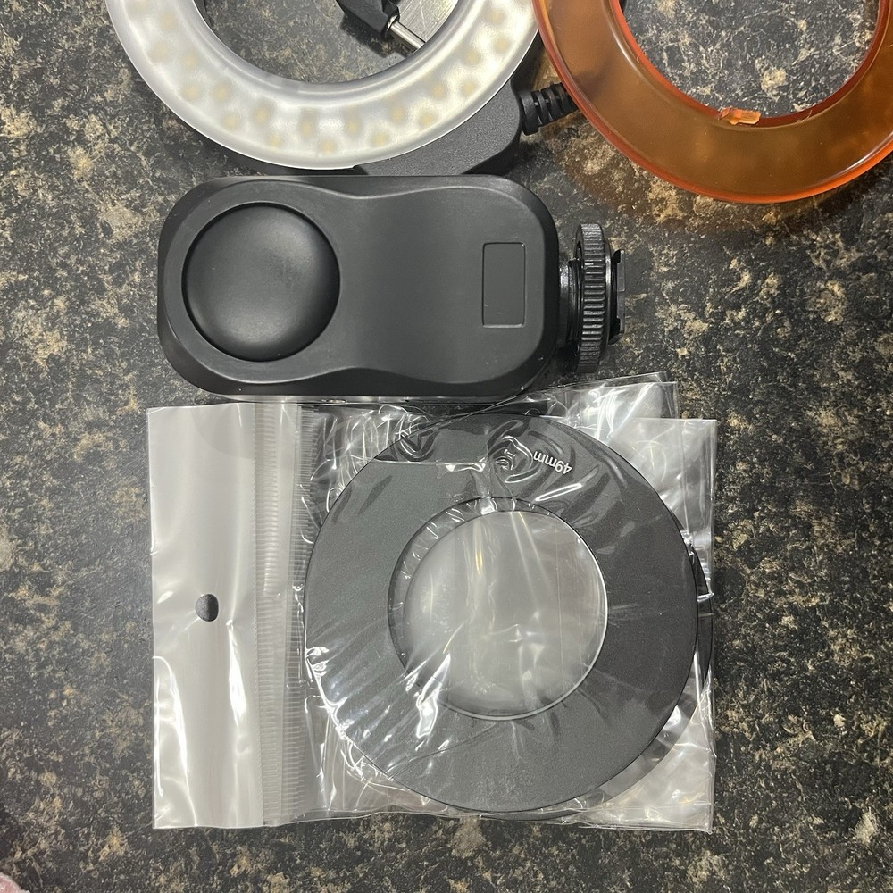 Chromo Macro LED Ring Light Ring 40 Nikon, Sigma NIB