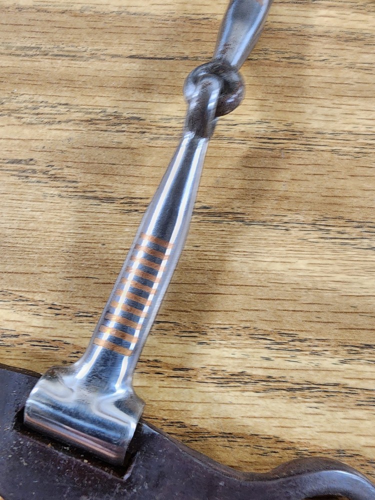 Classic Equine BitLogic 7-1/2" Rasp Design Ported Chain Bit