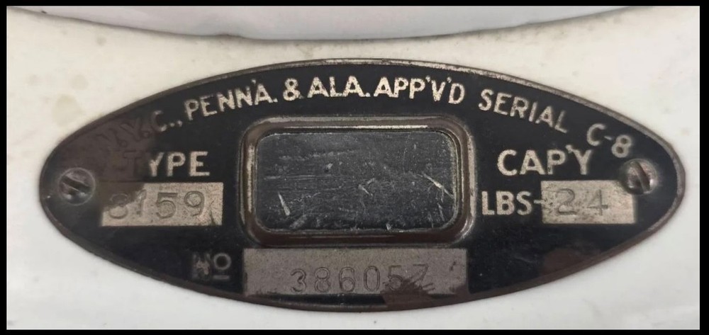 Antique The Standard Computing Scale Co Dry Goods General Store Countertop Scale