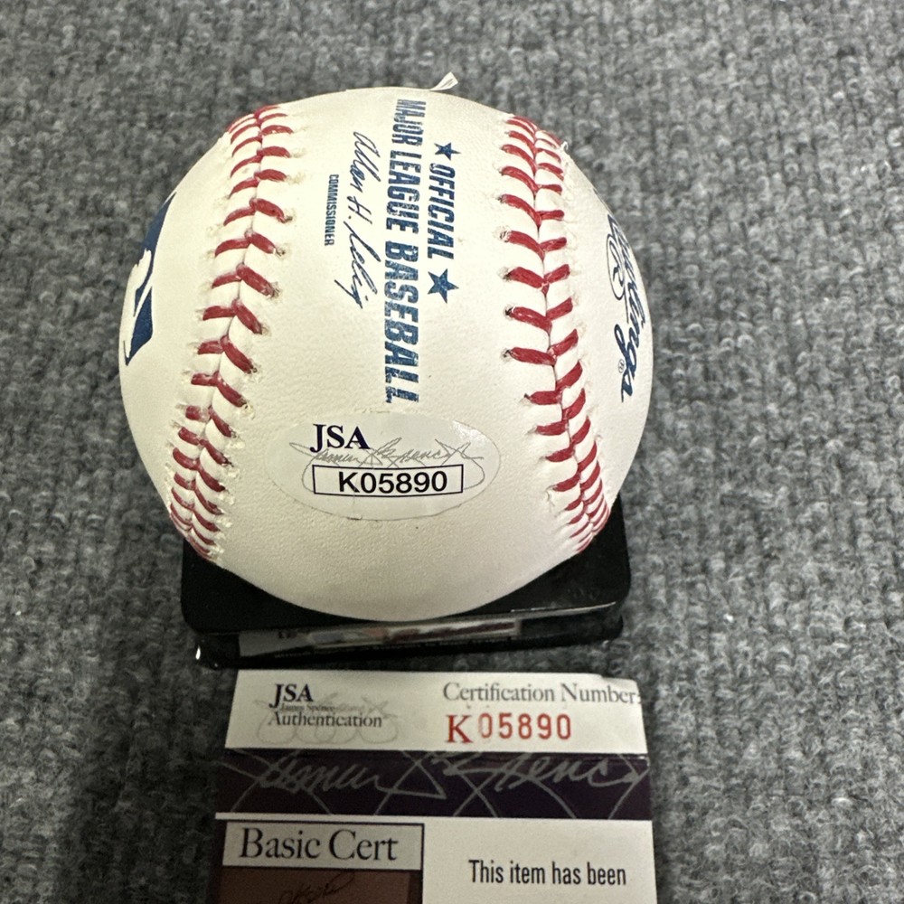 Will Myer Signed MLB Ball JSA Authenticated