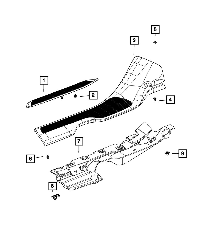 Genuine Mopar Attaching Clip 68541265AA