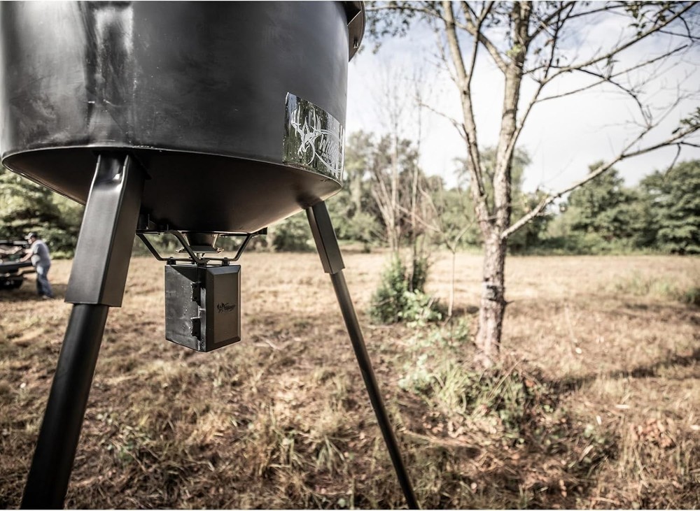 Quick-Set 270 lb Game Feeder with Digital Timer | Durable Tripod Corn/Pellet ...