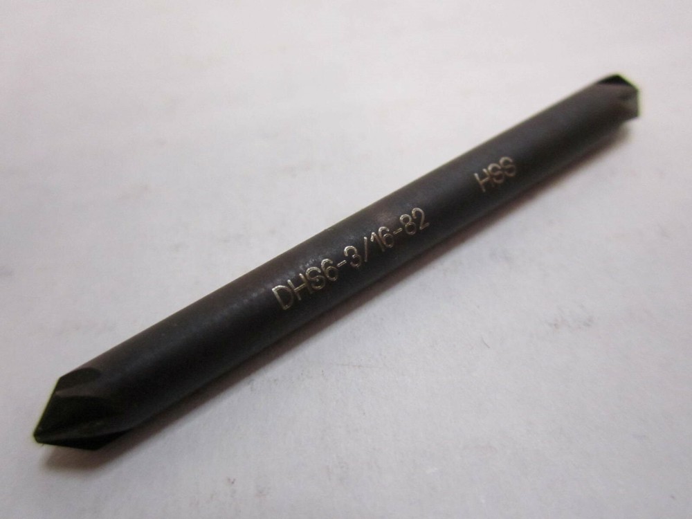 Countersinks Inc. DHS6-3/16-82° Degree, 3/16" Double End Countersink, 6 Flute