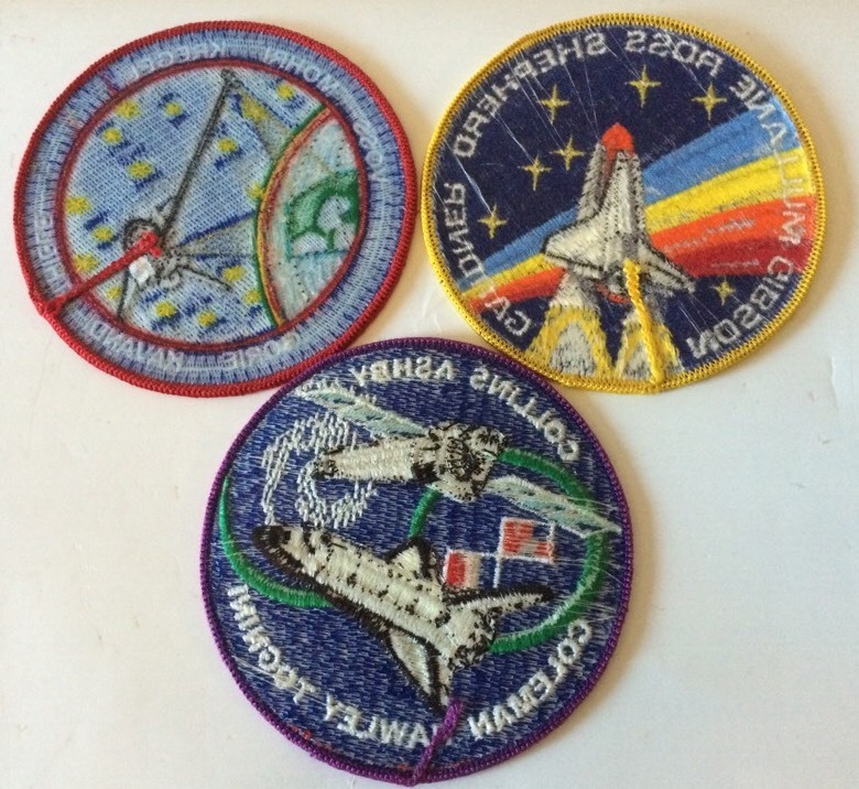 NASA Space Patch Lot Of 3