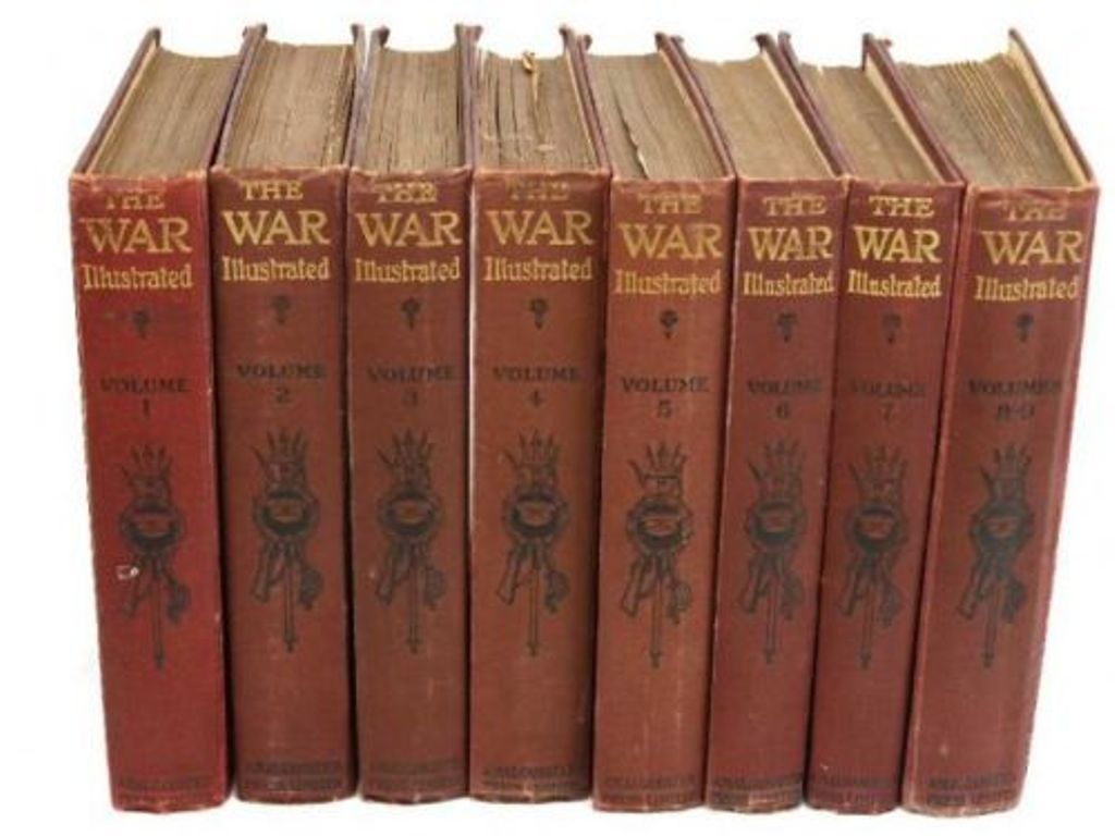 WAR ILLUSTRATED ALBUM DELUXE - ALL 10 VOLS ON DVD - WORLD WAR 1 WW1 HISTORY BOOK