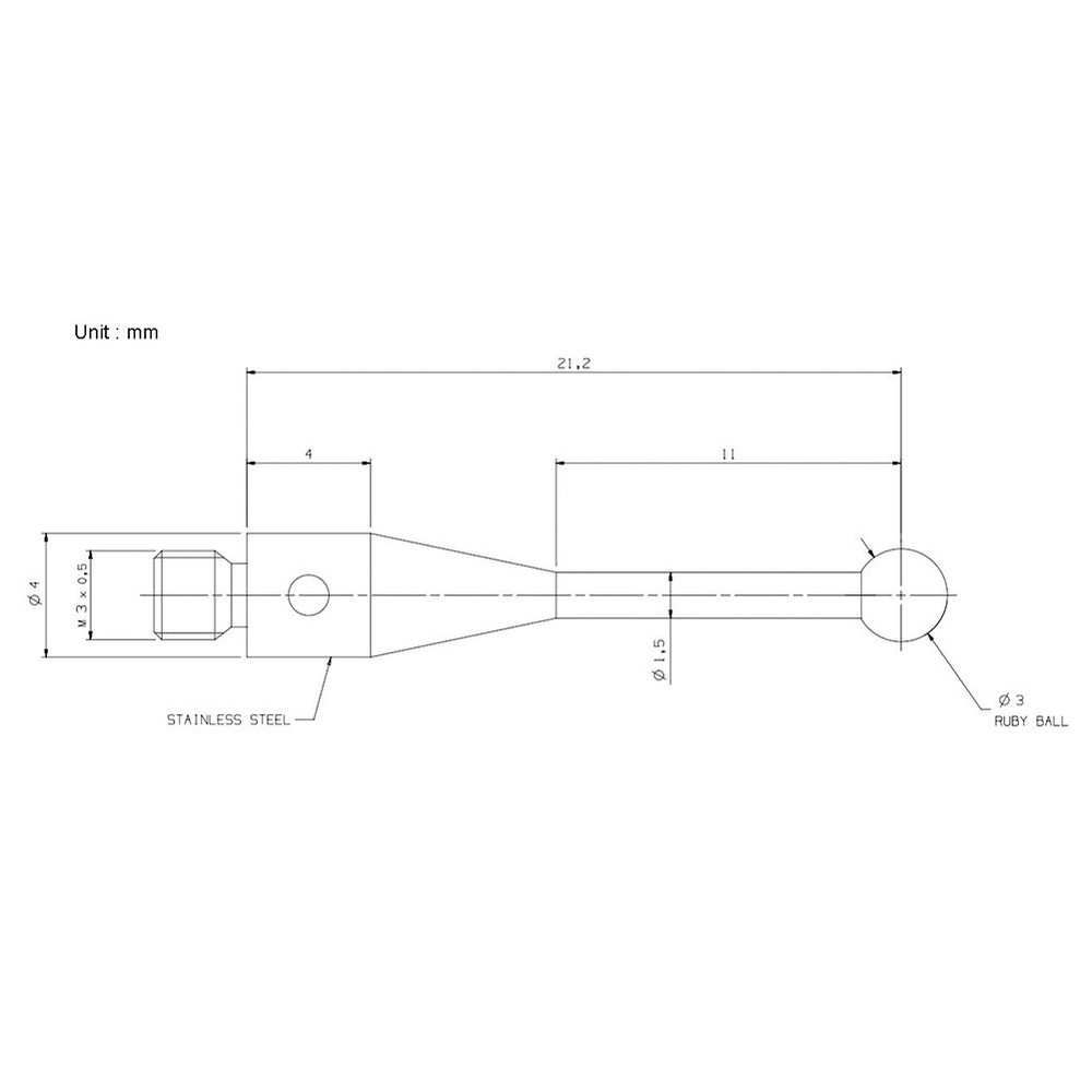 Touch Probe Central Navigation Computer A-5000-3553 CMM Styli CMM Stylus
