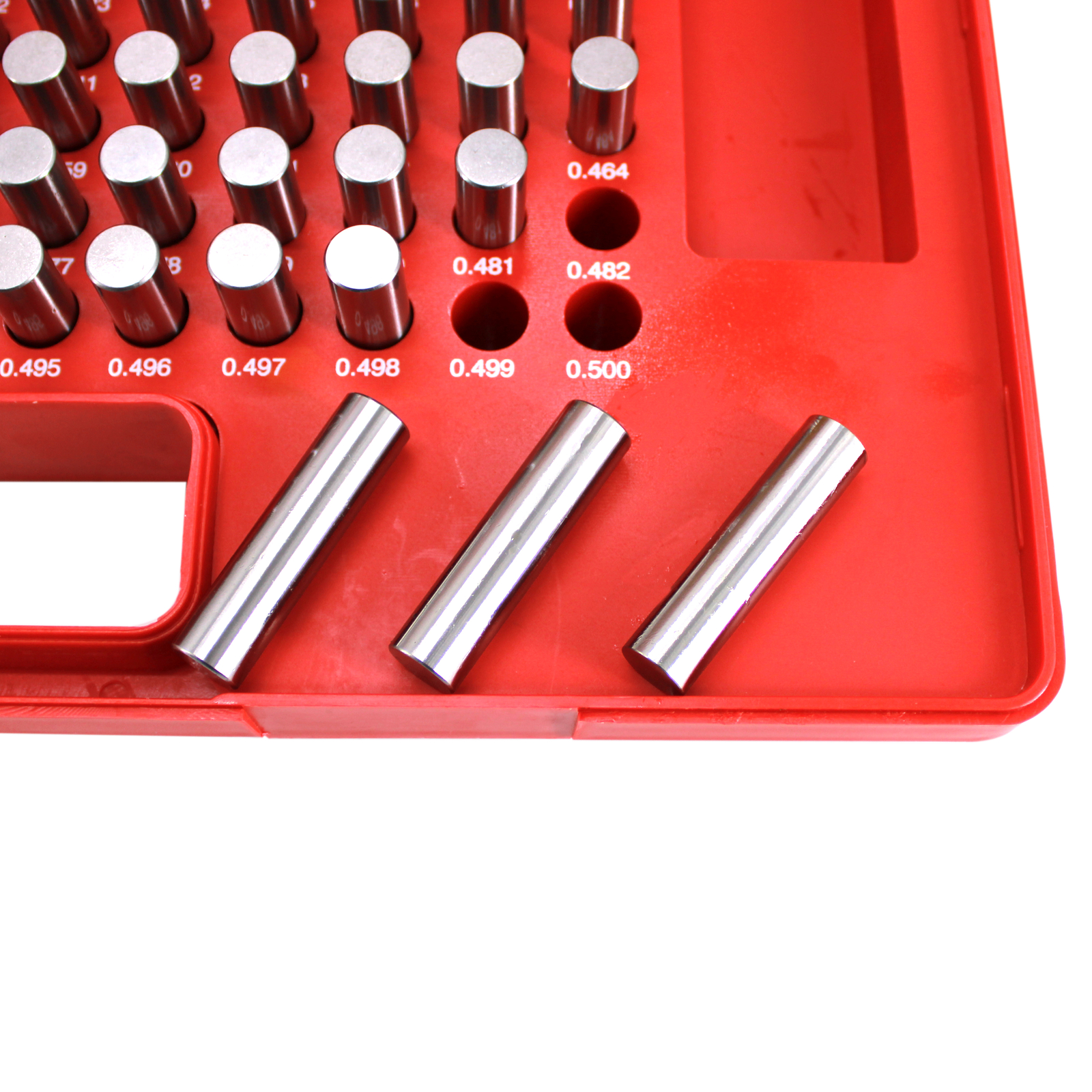 HFS(R) 250 PCS 0.251-0.500" M2 Class ZZ Steel Pin Gage Set Plus