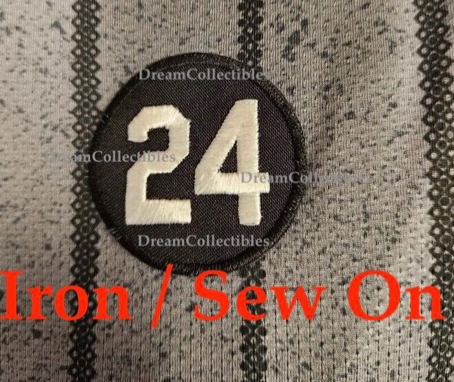 Willie Mays Patch 24 Patch Memorial New York Mets baseball jersey #24 Patch