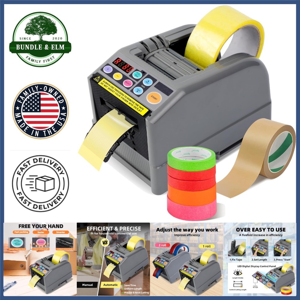 Advanced Tape Dispenser with Continuous Cutting Function for Efficient Use