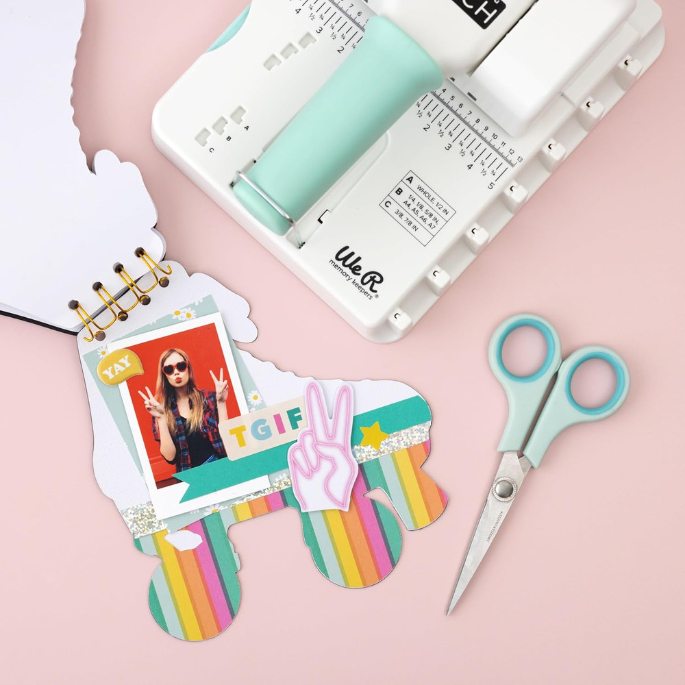 Mini Cinch Bookbinding Machine - Small Craft Tool Compatible with Wire or Spiral