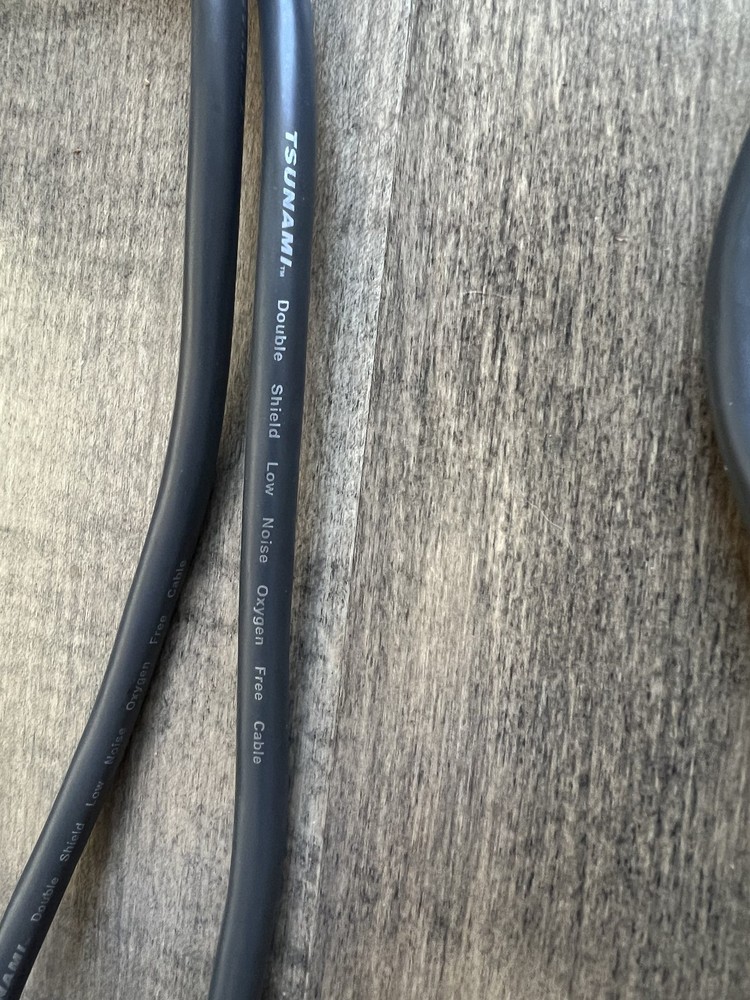 Tsunami RCA Audio Cables 4 Channel-RCA Double Shielded Audio Cables