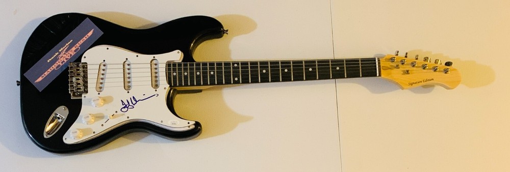 Mahogany Rush Frank Marino Signed Guitar JSA Authentication