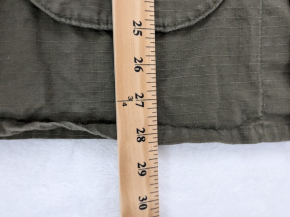 Combat Coat - Atlanco - 100% Cotton Olive Drab - Slant Pockets Medium Long