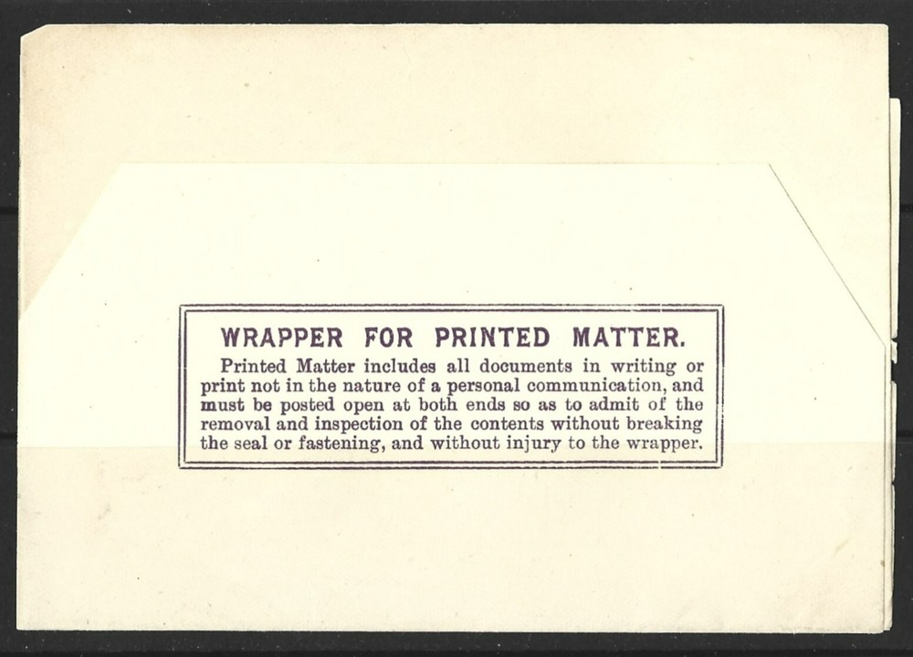 CEYLON QV TWO CENTS WRAPPER UNUSED