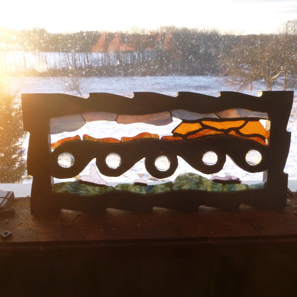 stained glass panel