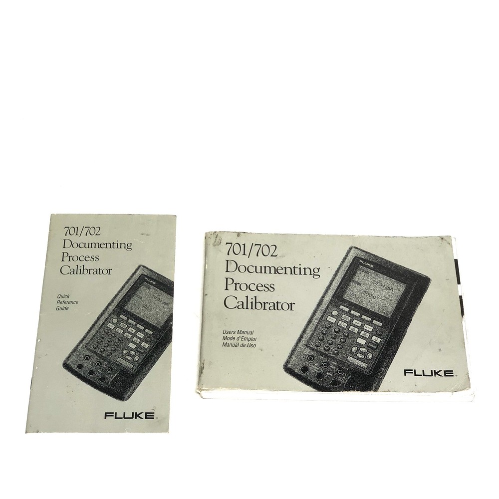 * MINT Fluke 701 702 Documenting Process Calibrator User Manual Quick Reference