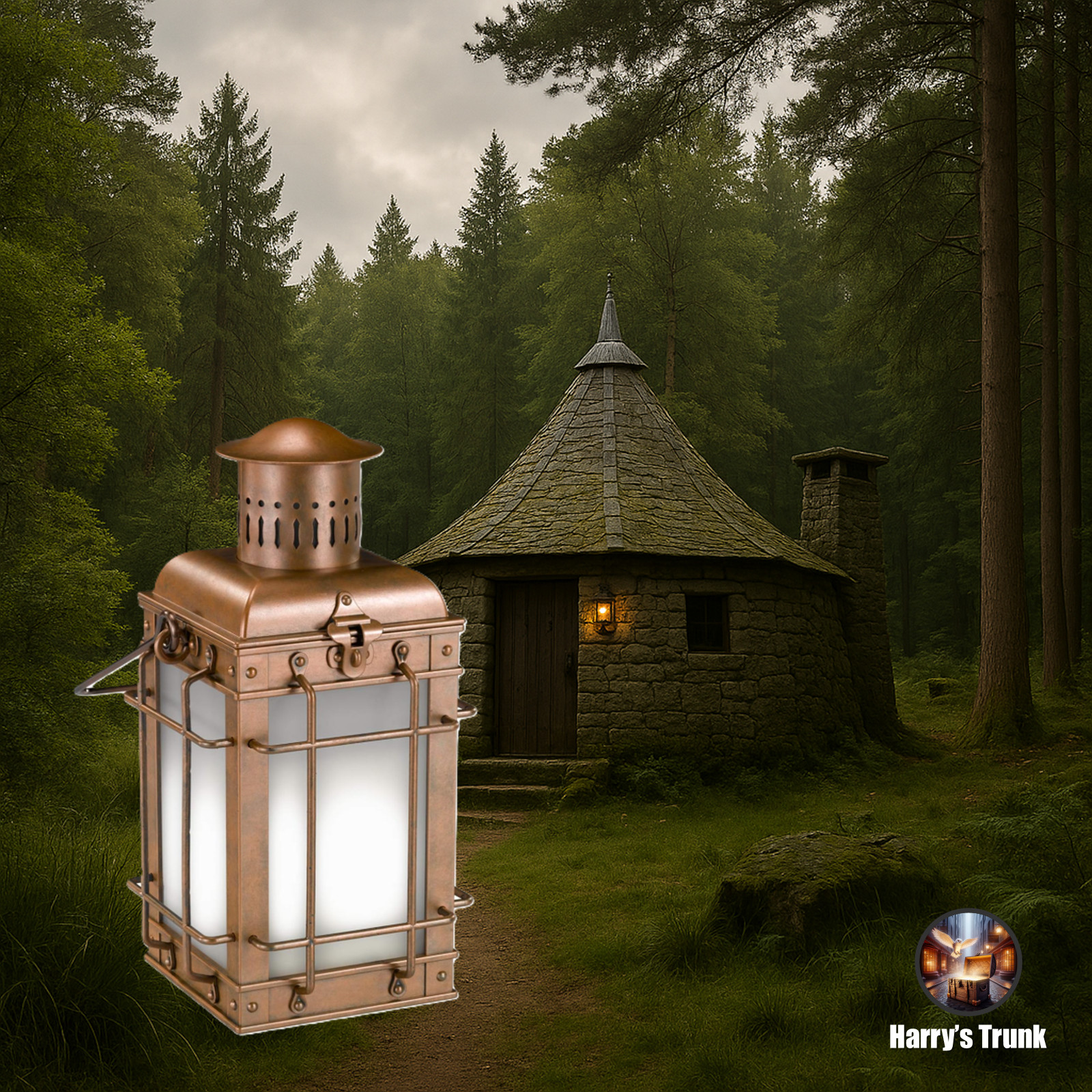 Retired Harry Potter Noble Collection Hagrid's Lantern 13” Tall Prop Replica-New