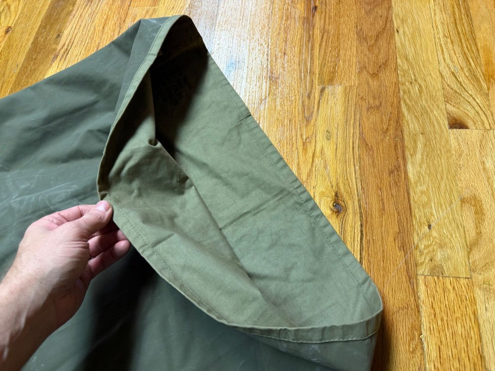 ORIGINAL WWII US ARMY INFANTRY WATERPROOF BARRACK LAUNDRY BAG-1944