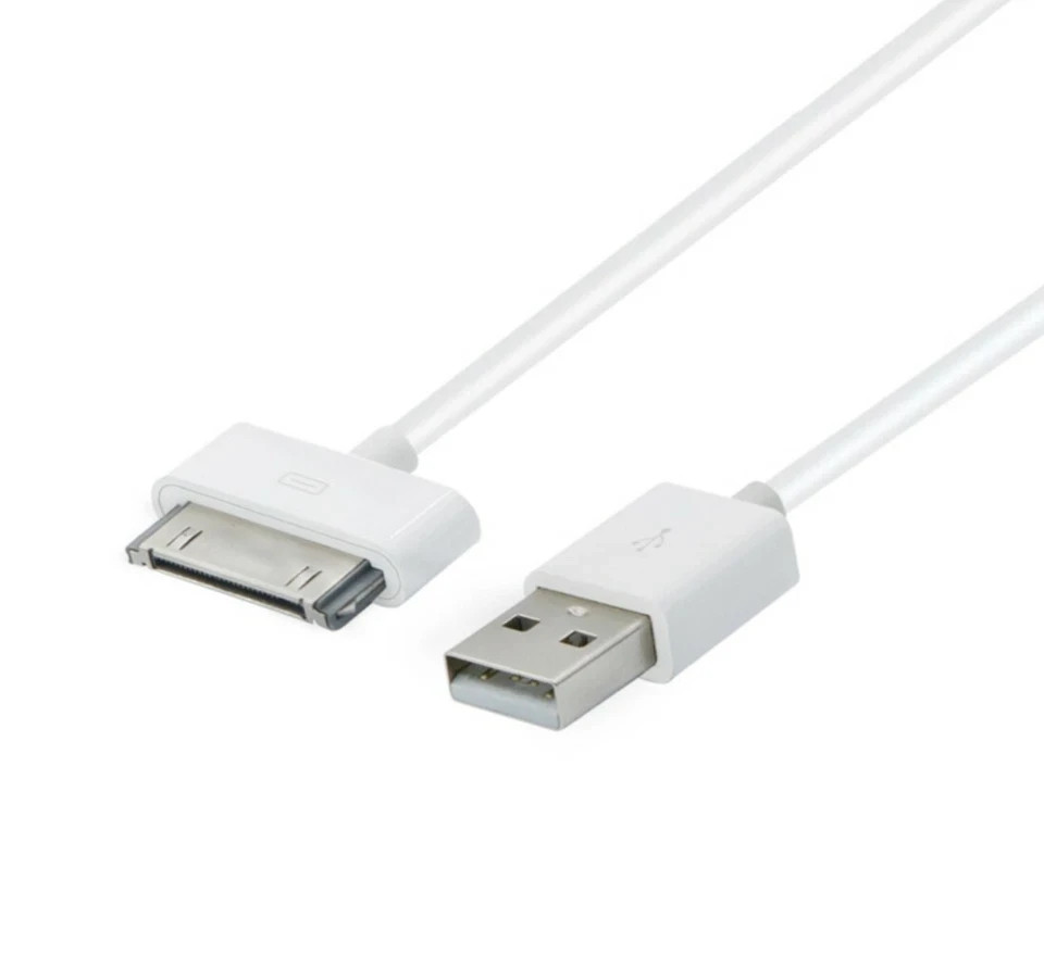 2X 30 pin USB Charging Data/Sync Cable for Apple ipod classic / nano 4/5/6