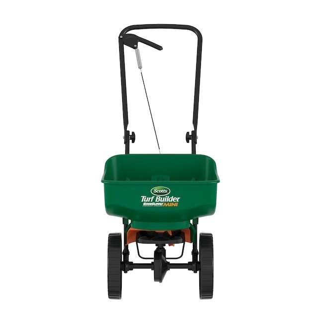 Turf Builder Edgeguard Mini Broadcast Spreader - Spreader for Lawn Fertilizer, W
