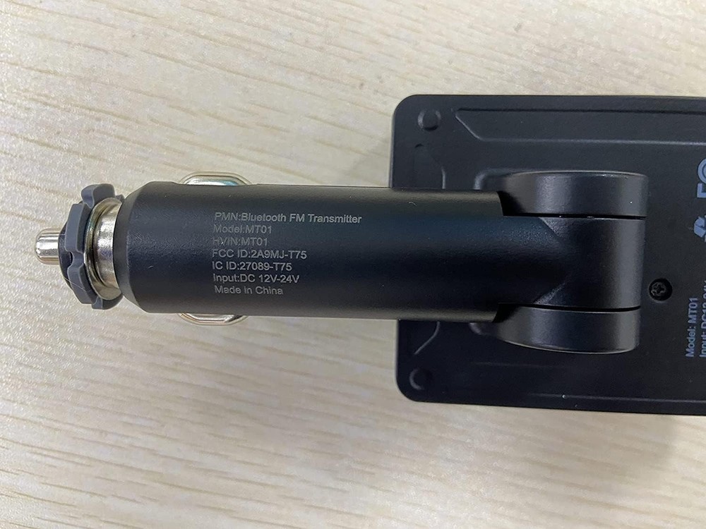 Transmisor De Audio Radio FM a Bluetooth 5.3 USB Receptor Para Carro Coche Auto