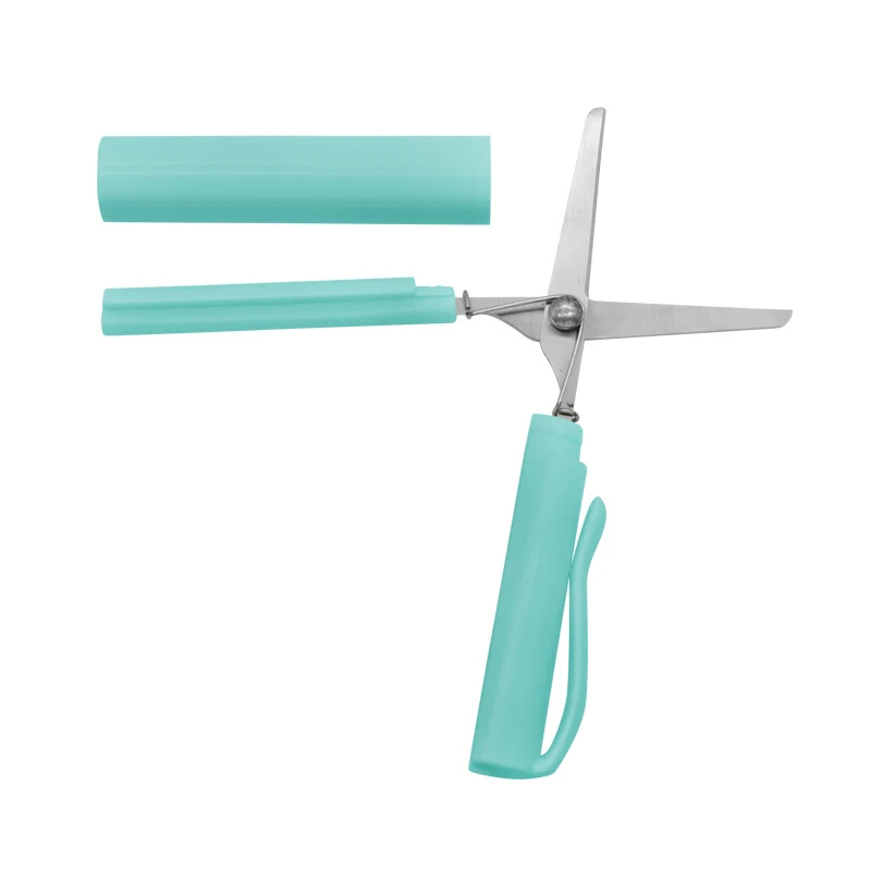 Portable Scissors Safe Folding Scissors DIY Multifunction Paper-Cutting Art Tool