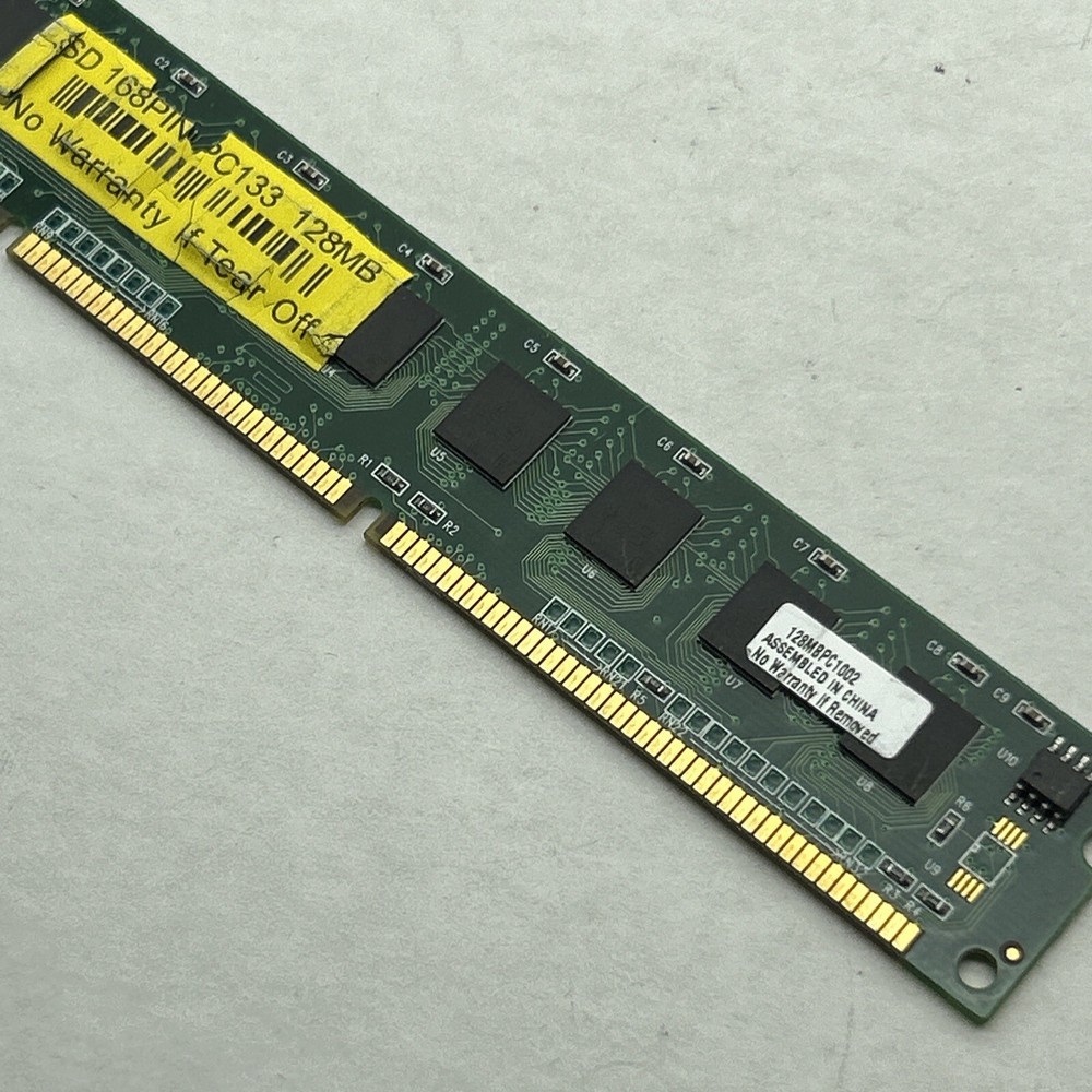 128MB PC133 168 PIN DIMM SDRAM MEMORY MODULES 128 Megabyte 16x64 PC-133 Non-ECC