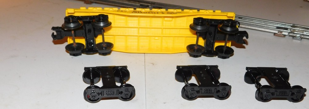 Lionel Flat Bed ~ Chesapeake & Ohio ~ Rd# 9024 Replacement Bogie Load - O-27
