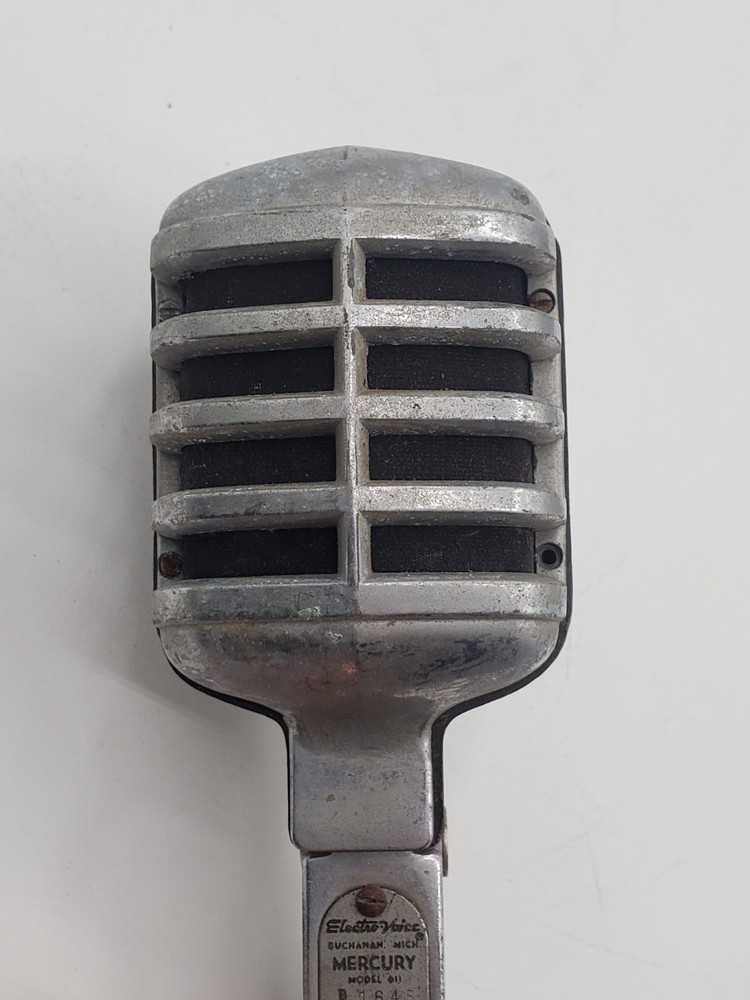 Vintage Electro Voice Mercury Model 611 Dynamic Microphone Untested