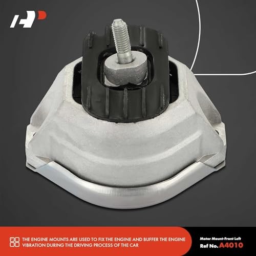 2PCS Front Left and Right Engine Motor Mount Kit Compatible with BMW E60