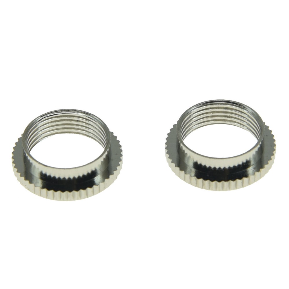 10x NI 15/32" Fine Knurl Deep Guitar Nuts Toggle Switch Nut For Switchcraft