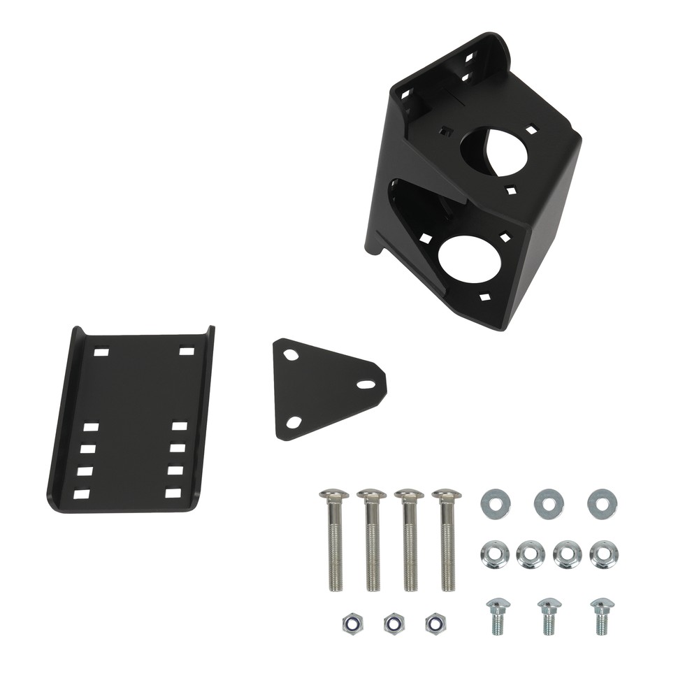 Trailer Tongue Jack Stand Bracket Bolt-On Relocation Kit Tailgate Clearance