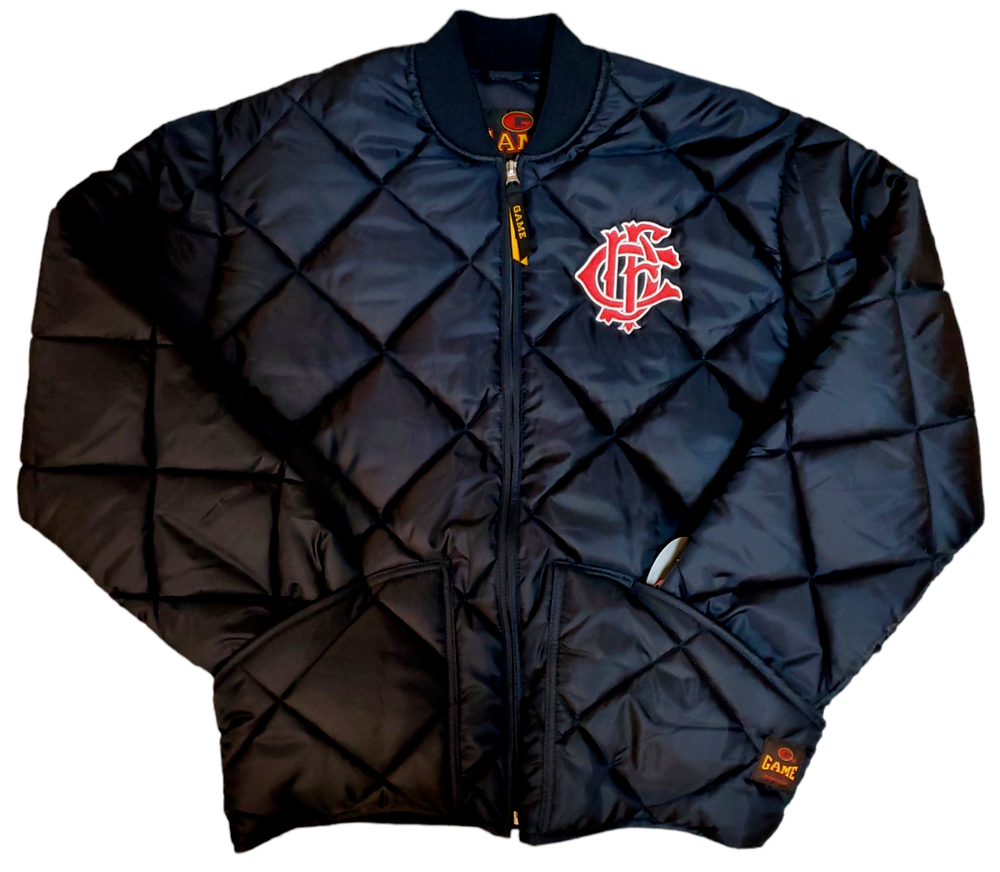 Chicago Fire Department Quilted Jacket Full Zip Letternest