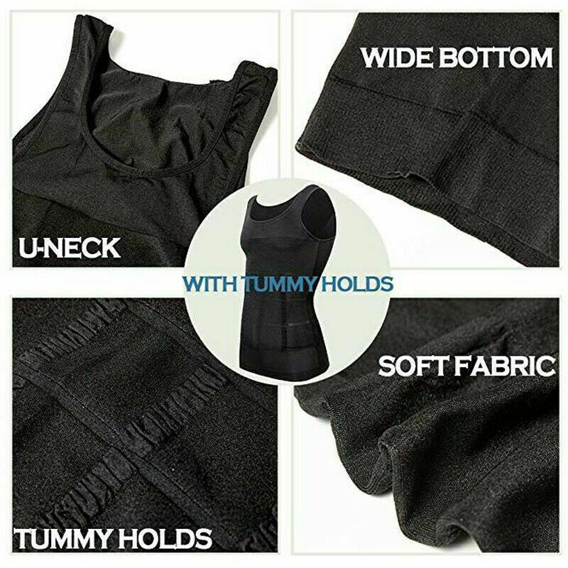 Men Gynecomastia Compression Shaper Slimming Vest Compression Tank Top Underhirt