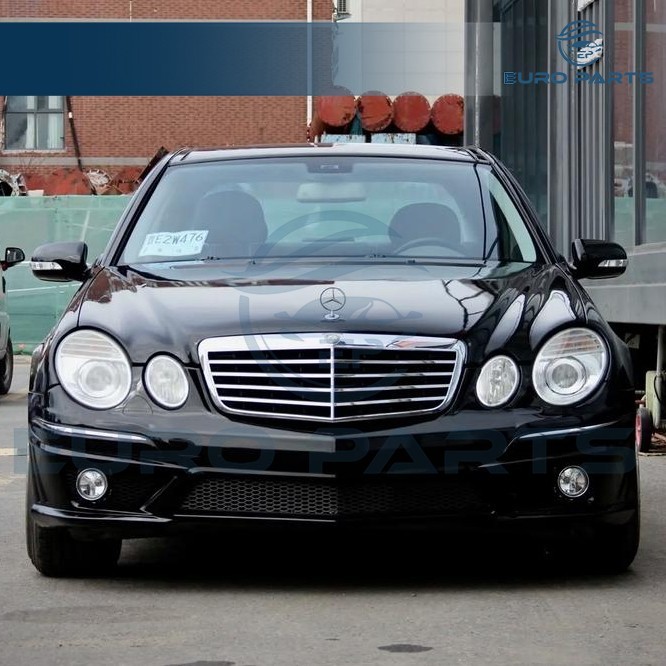 For 2004-2008 Benz W211 E-Class Front Bumper Body Kit W/PDC E63 AMG Style