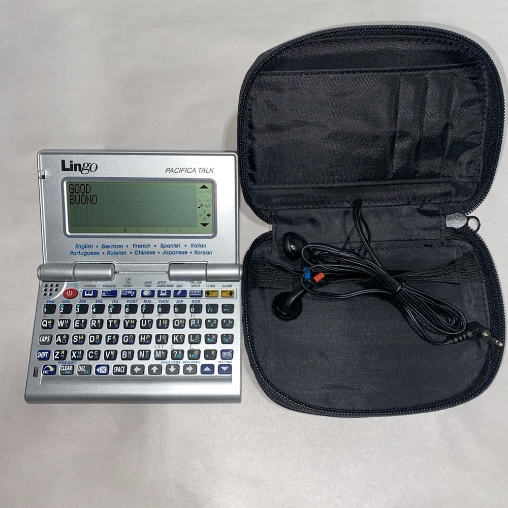 LINGO Pacifica Talk TR-2203 10 Language Talking Translator Great 2000