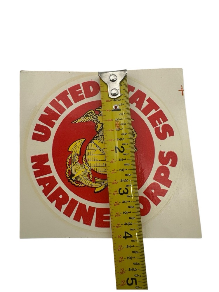 RARE WWII USMC SEAL STICKER WINDOW CAR DECAL