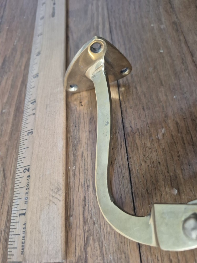 Brass Fire Bell Solid Brass with Knotted Lanyard Fireman Bell 5 & 5/8" Diameter