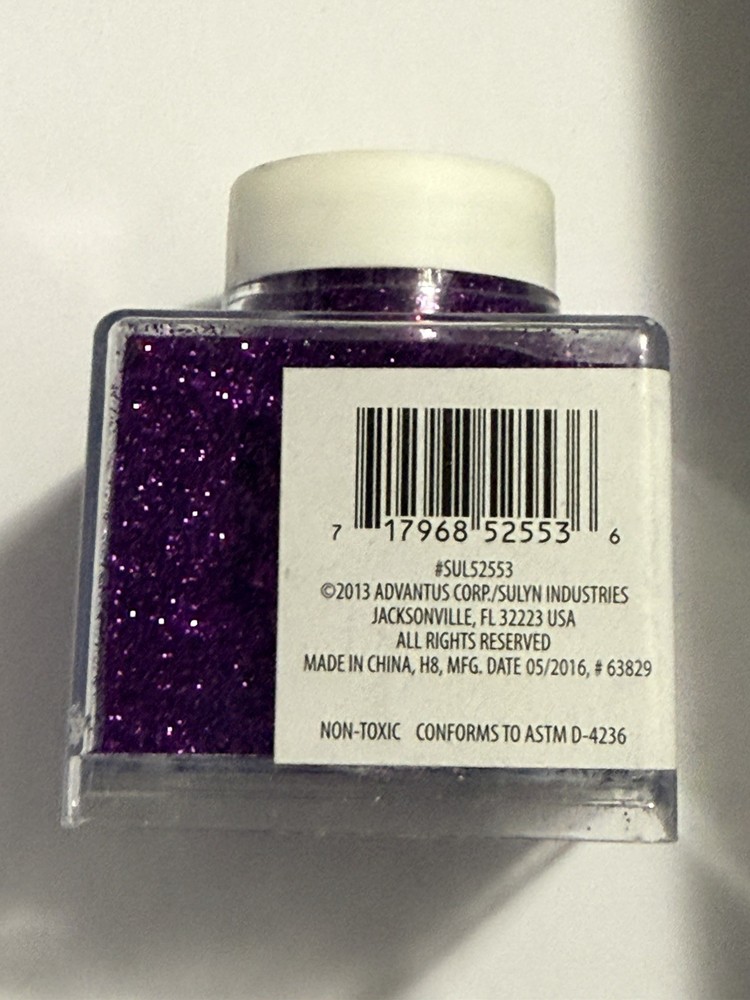 Sulyn Extra Fine Glitter 2oz-Amethyst Glitter