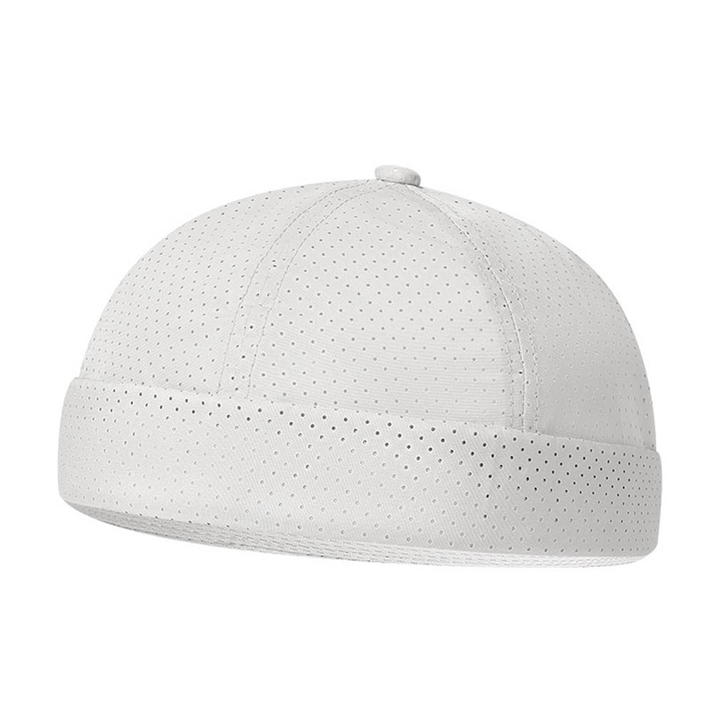 Adjustable Quick Drying Mesh Hat Without Visor Beanie Cap Brimless Docker Cap \